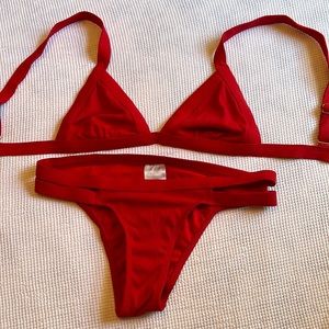 Xhilaration  red bikini